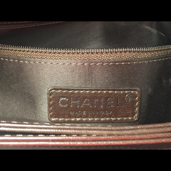 ❗️Sold❗️Chanel Lambskin flap Maxi size Flap - Brown - Picture 11 of 17